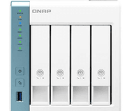 QNAP(キューナップ) TS-431P3 2.5GbE対応ポートとクアッドコア1.7GHz CPU 4GBメモリ 4ベイ ホーム&SOHO向け スナップショット機能対応 NAS 2年保証