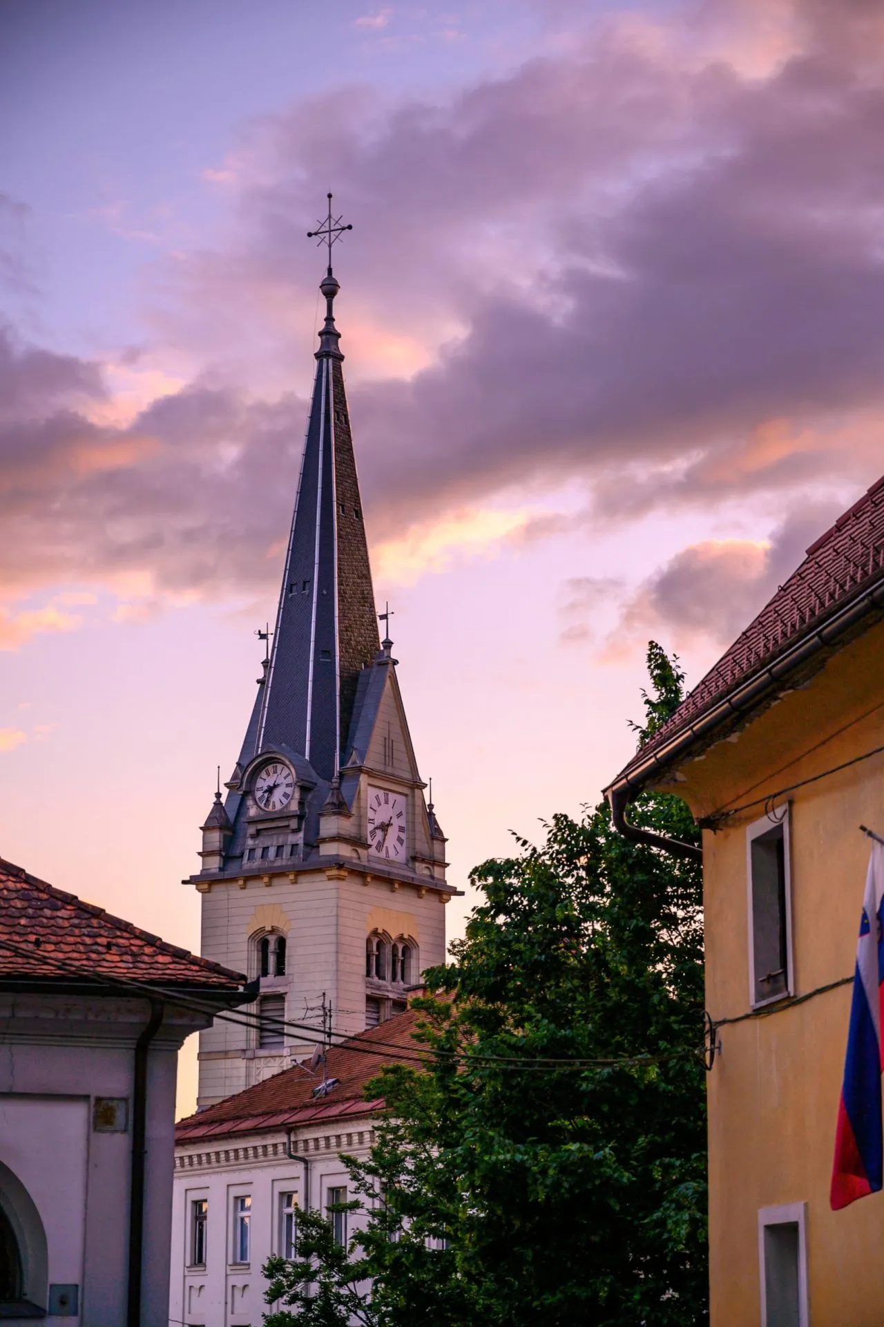 リュブリャナ城への道