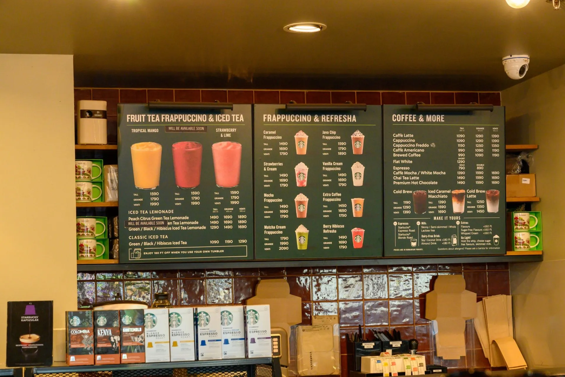 ブダ城のスターバックス