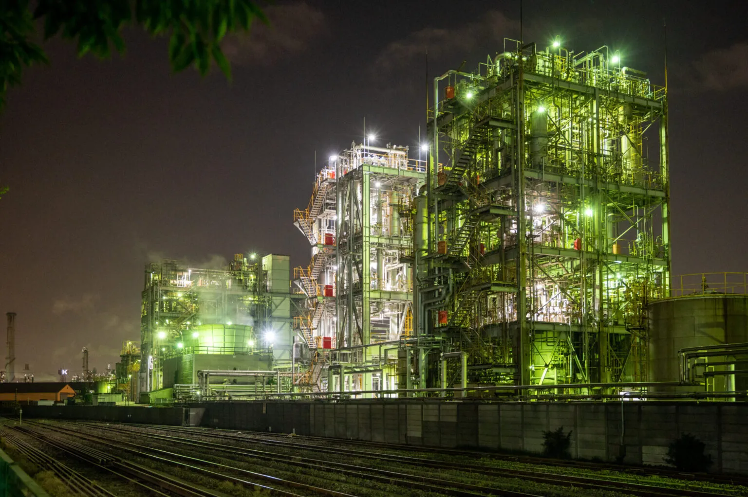 川崎工場エリアの全景