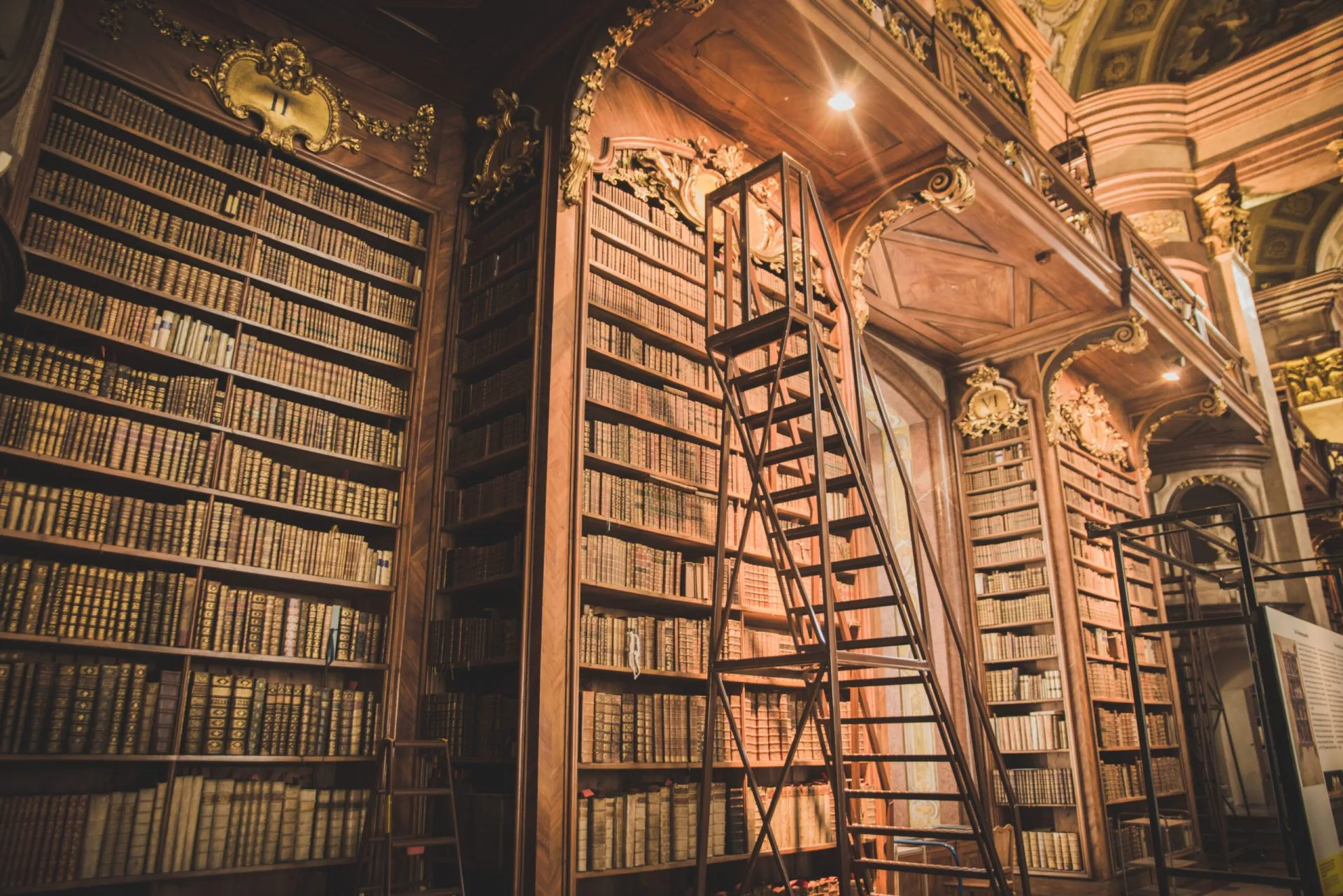 世界一美しい図書館の内部