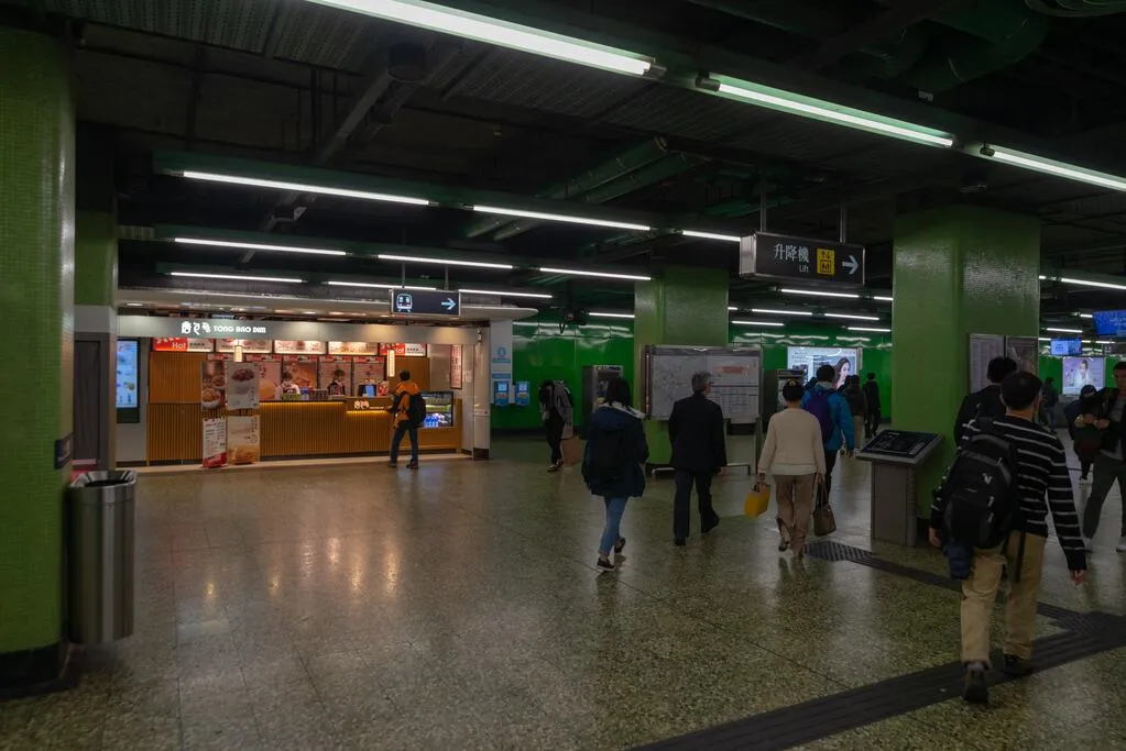 香港市街の様子