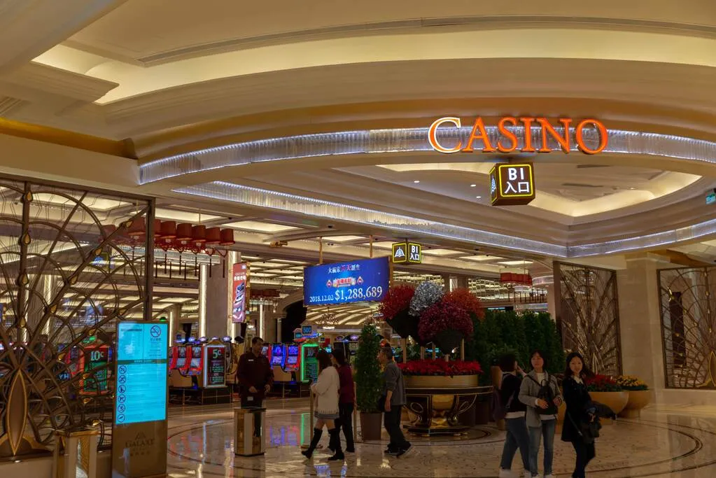 マカオのカジノ前