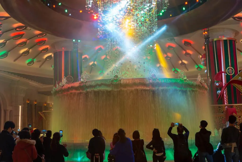 カジノの1時間ごとの演出