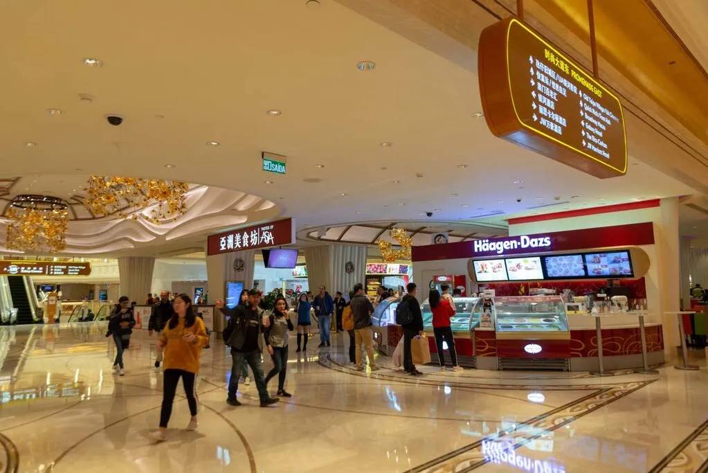 カジノ内のフードコート