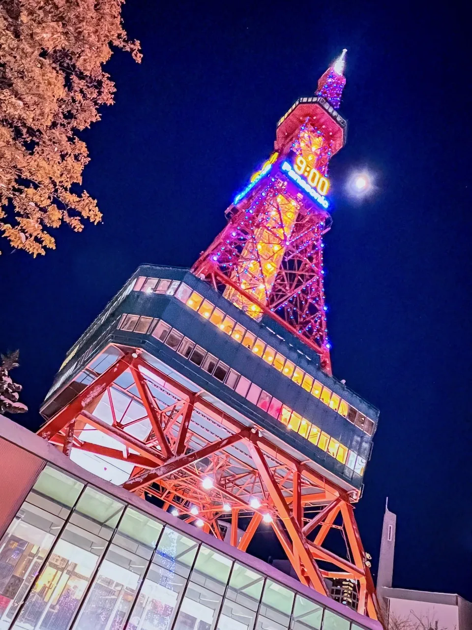 夜の札幌テレビ塔