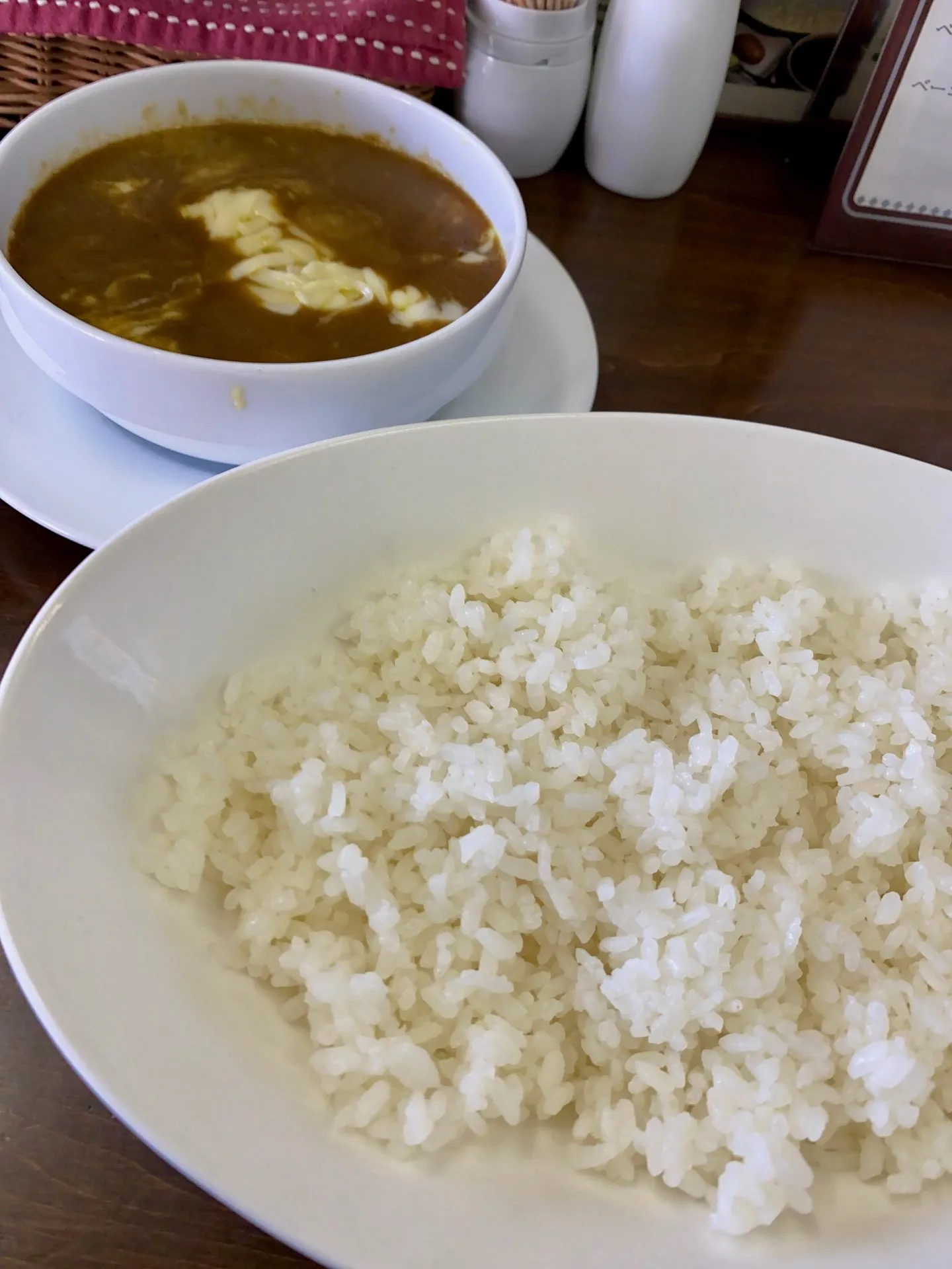 濃厚チーズのカレー