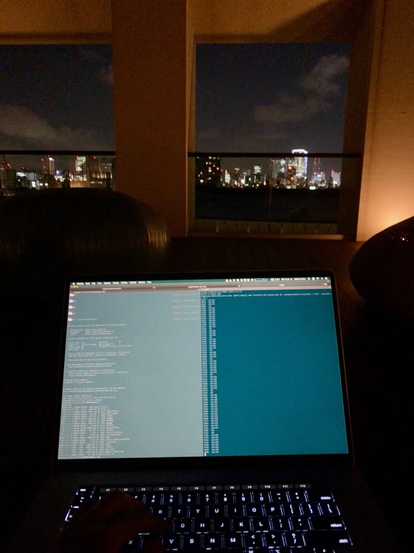 集計作業中の画面