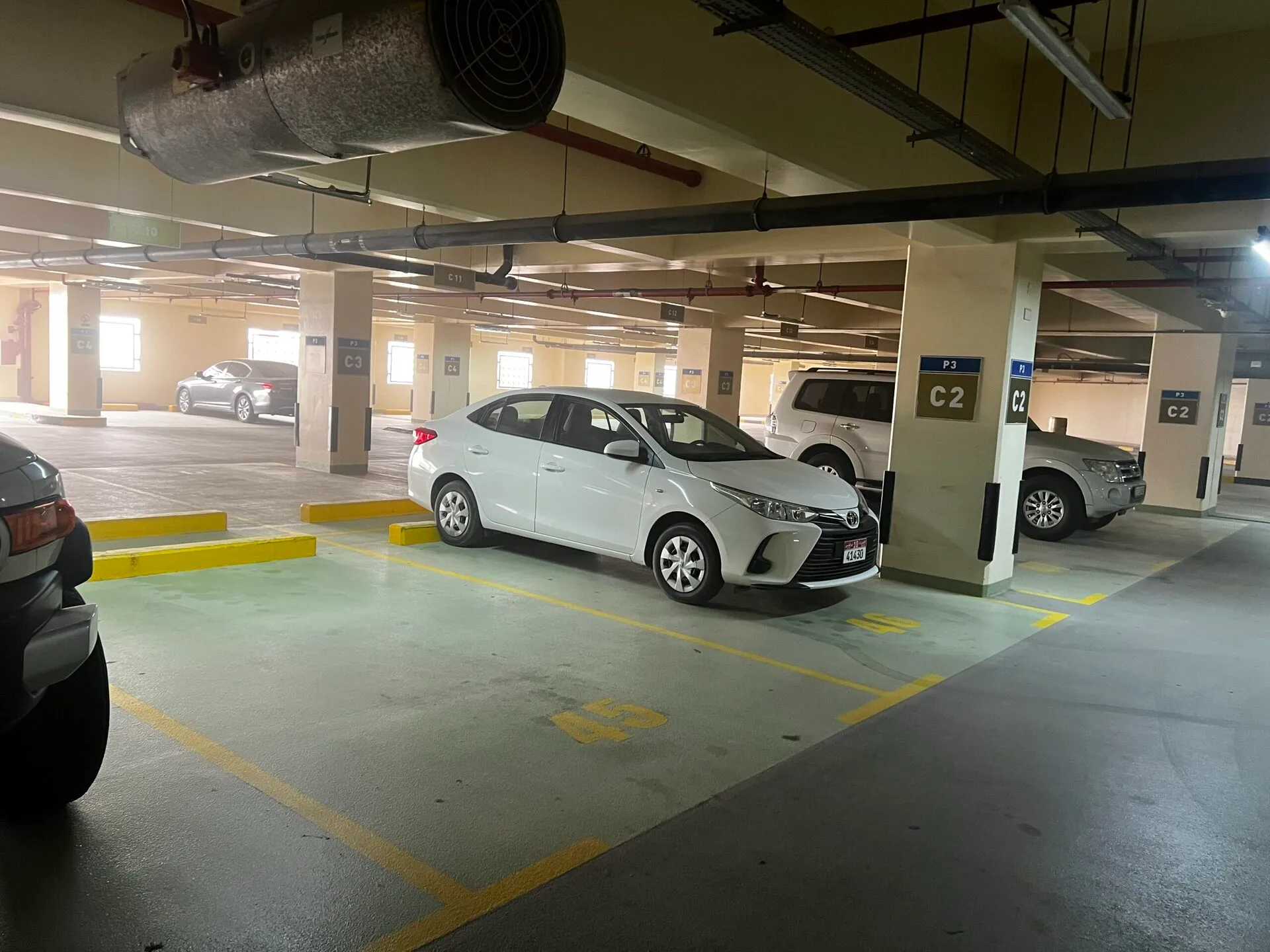 Emirates Palaceの駐車場