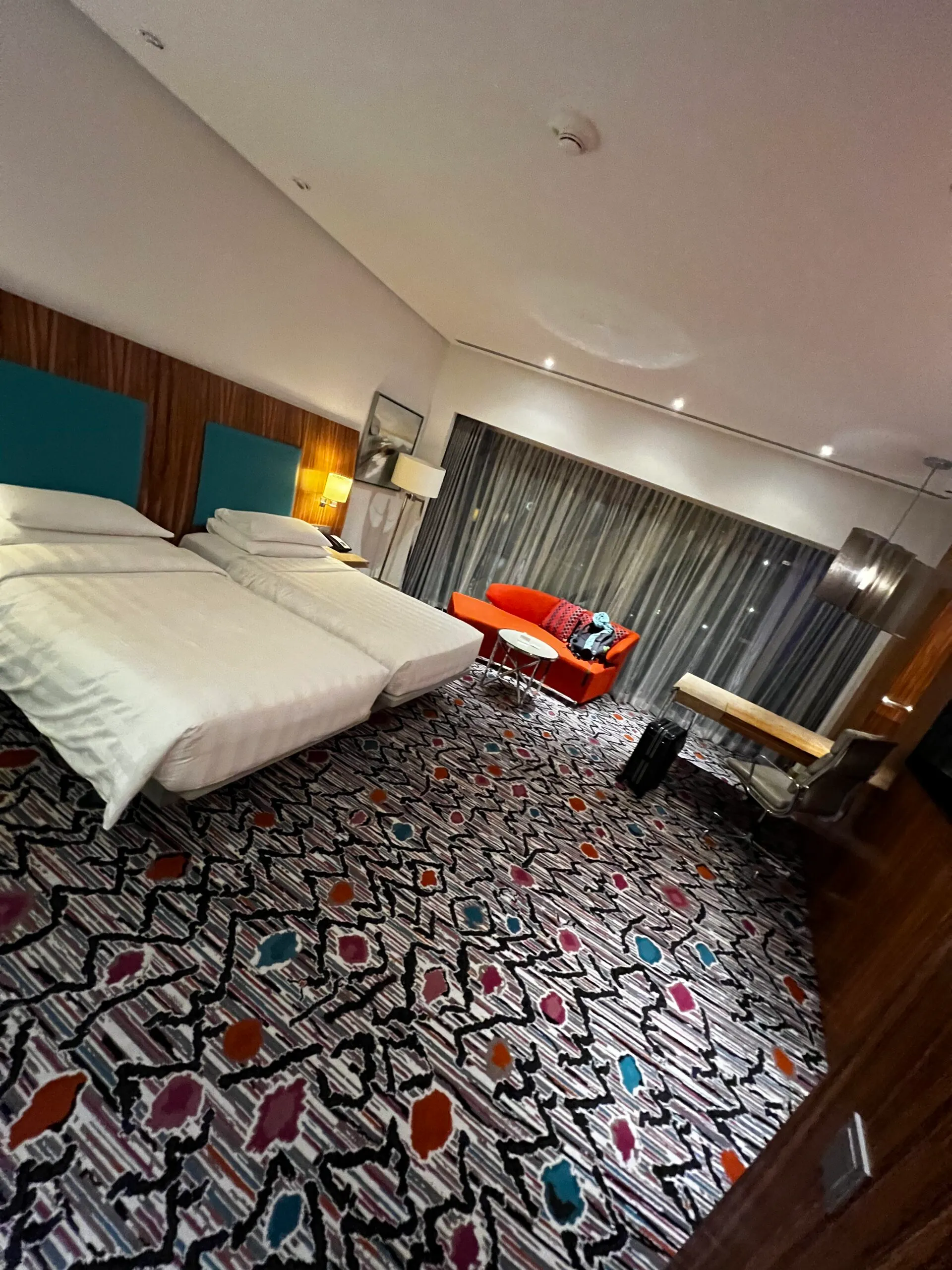 広い客室の全景