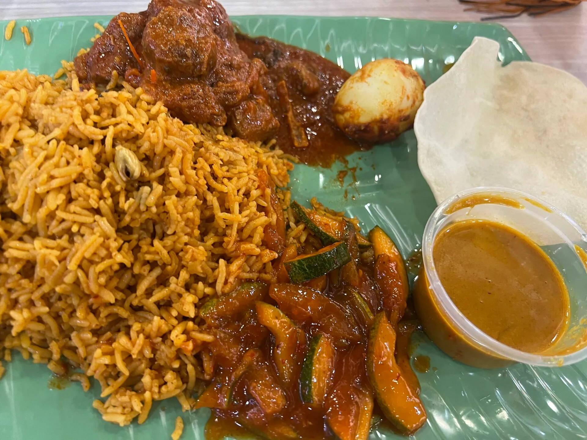 カレーのアップ