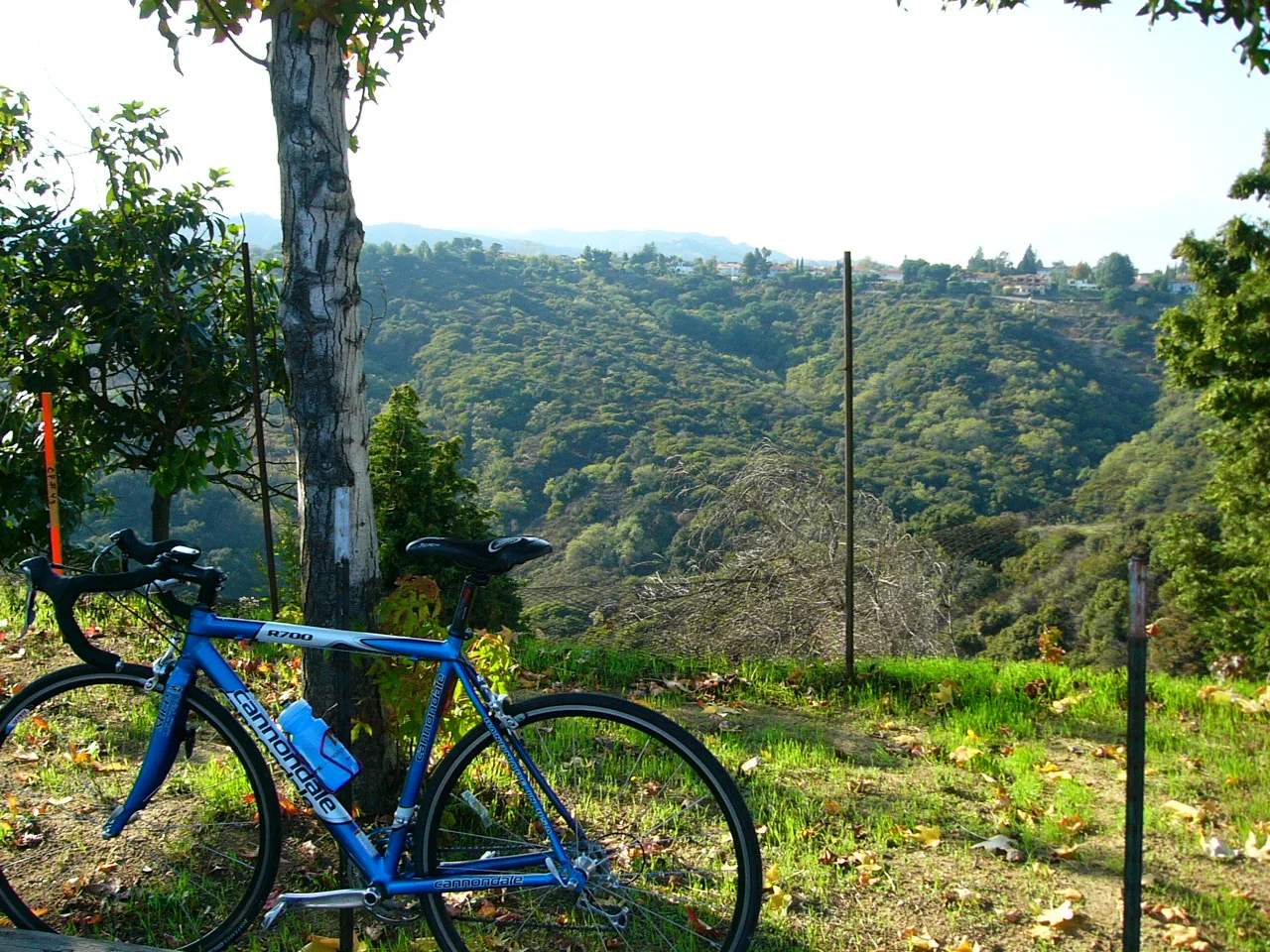 Hill climbing to the north from home