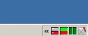 タスクトレイに常駐するシステムモニタ