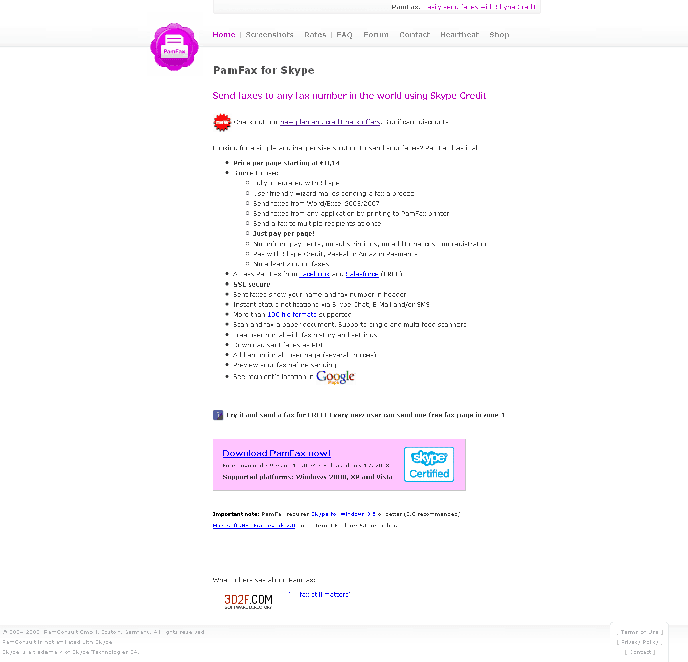 PAM FAX アツイ！ - SkypeでFAXを送るExtra.